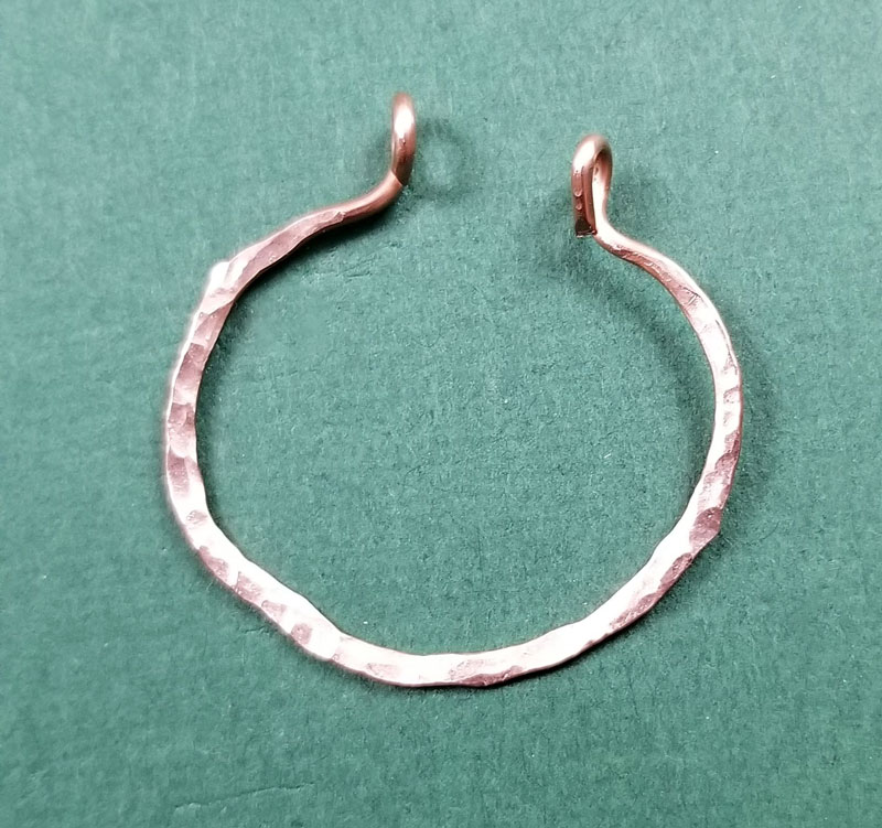 how to make hoop earrings with wire 6