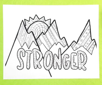Motivational Coloring Pages for Teens and Adults * Moms and Crafters