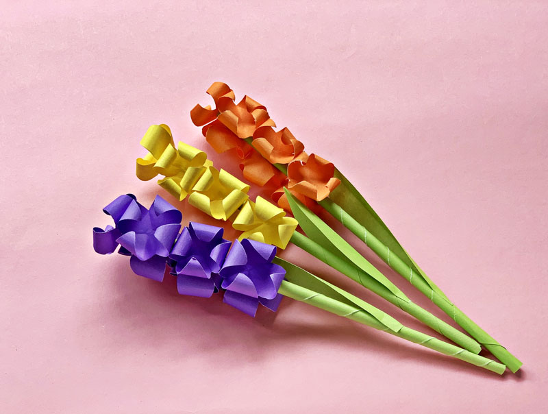 How to Make Paper Hyacinth Flowers