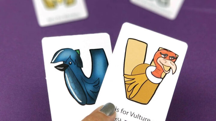 Alphabet Card Game – Printable Alphabet Animals