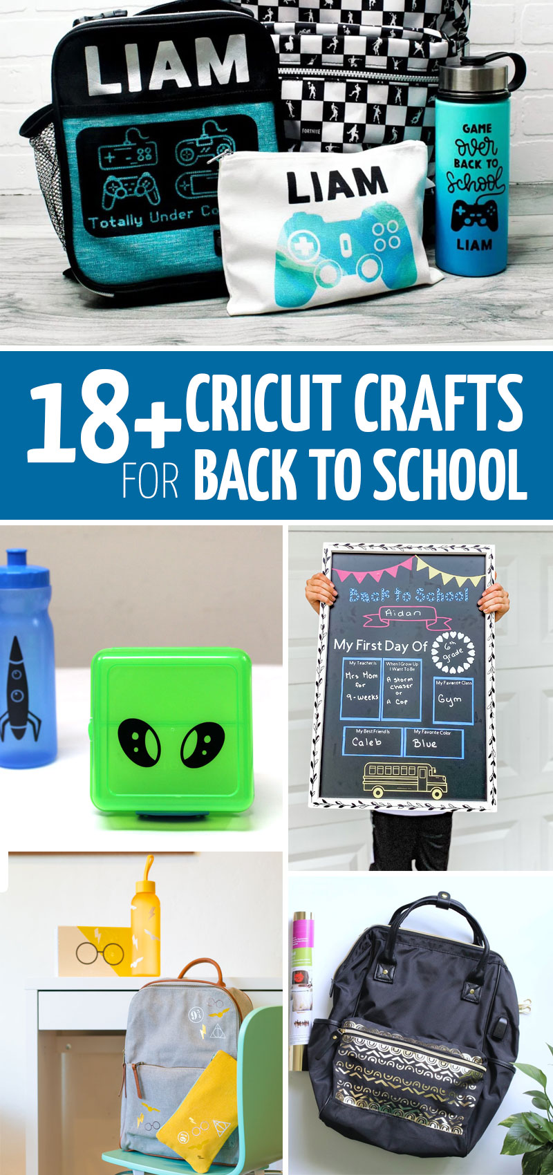 Back to School Cricut Ideas 18+ Amazing DIY Supplies & School Crafts!