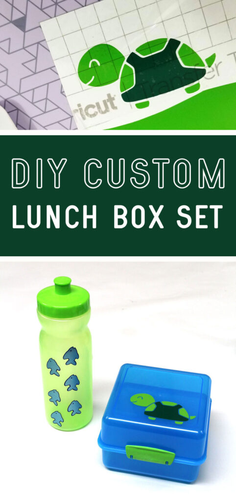 Personalize and Decorate Lunch Box Sets - Back to School Cricut Craft