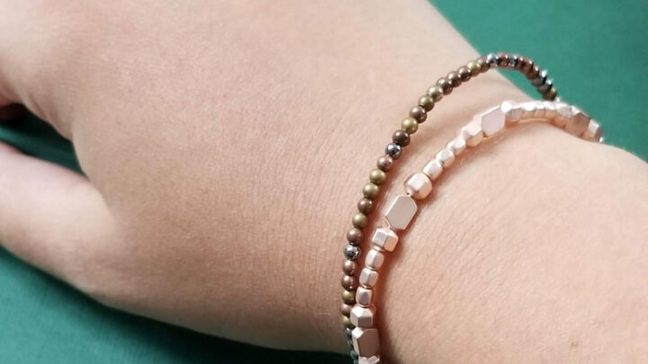 How to make beaded bangles