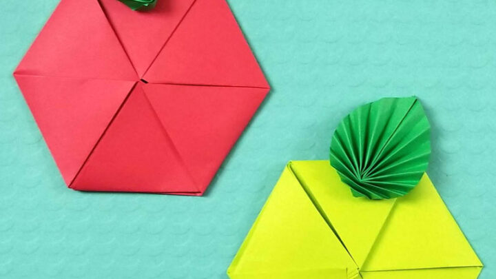 Origami Apple – Beginner Origami