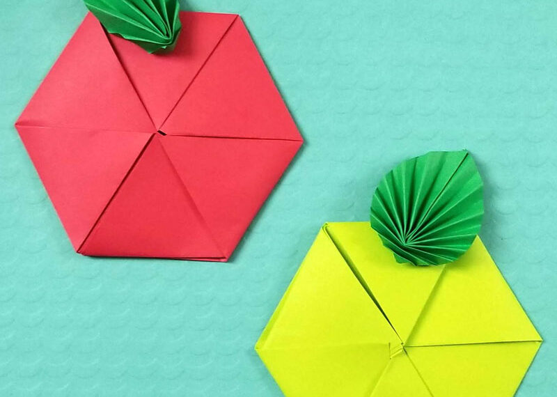 Origami Apple – Beginner Origami