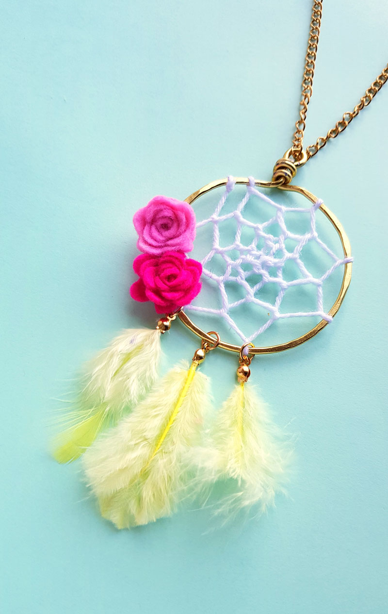 Dream Catcher Evil Eye Necklace | SUTRAWEAR – Sutra Wear