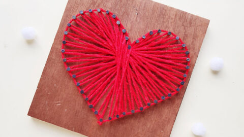 Heart String Art Template- An Easy Tutorial for Beginners!