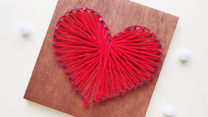 Easy Heart String Art