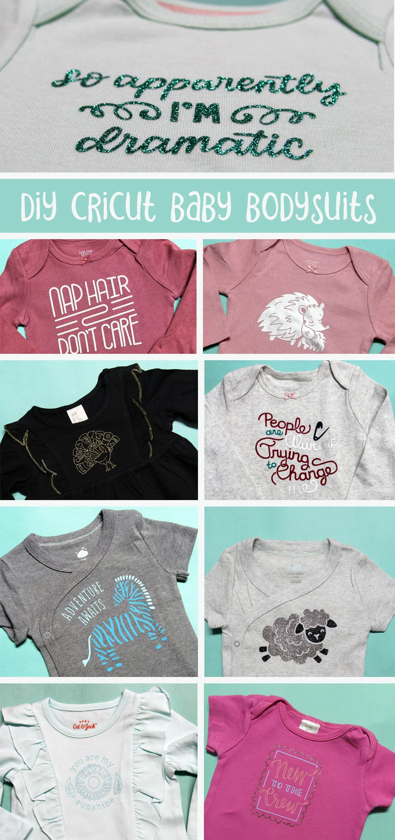 Cricut shirts for girls collage