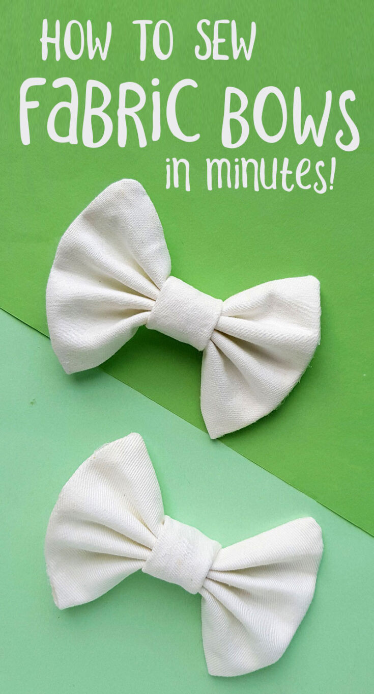 DIY Fabric Bows Easy Sewing Tutorial for Beginners