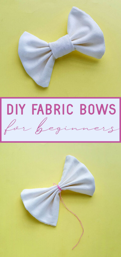 DIY Fabric Bows - Easy Sewing Tutorial for Beginners