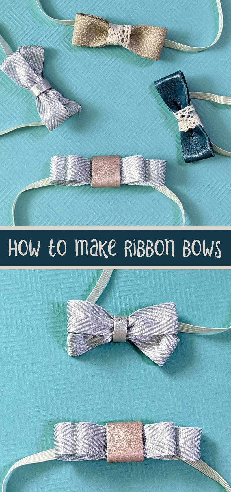 how to make a hair bow out of ribbon 3 ways