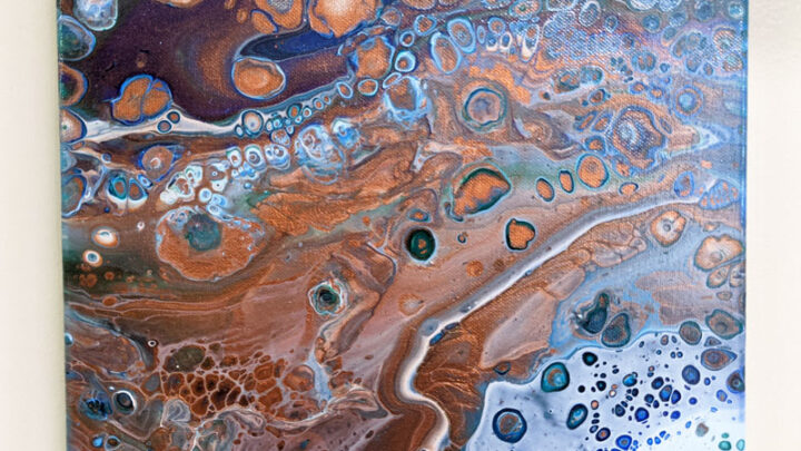Poured Paint Art Tutorial – and a Mom Play Date