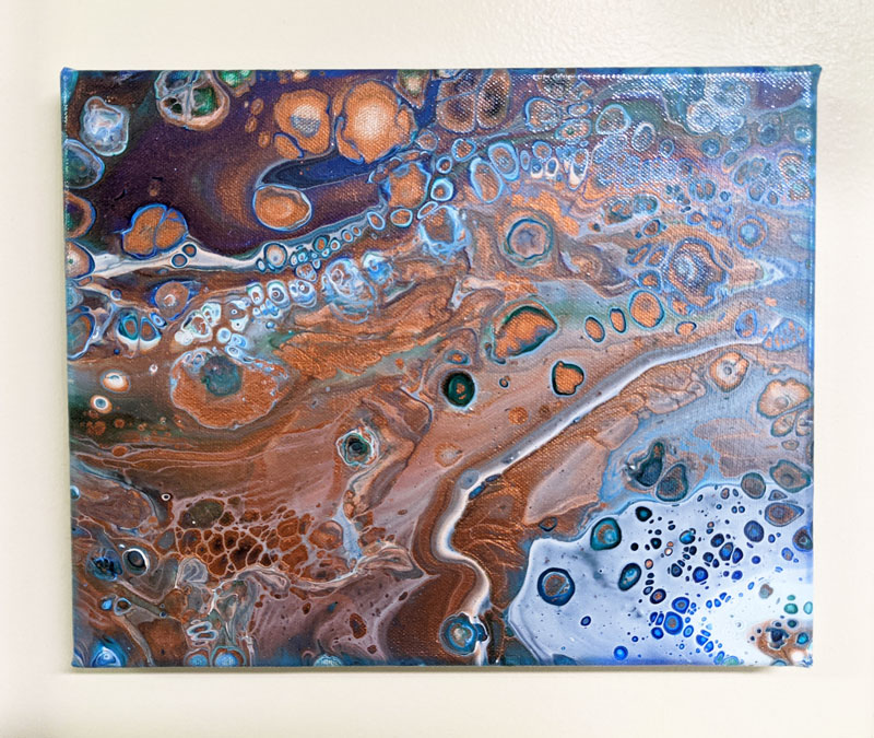 Pour it on: Our pouring acrylic paints create awesome art!