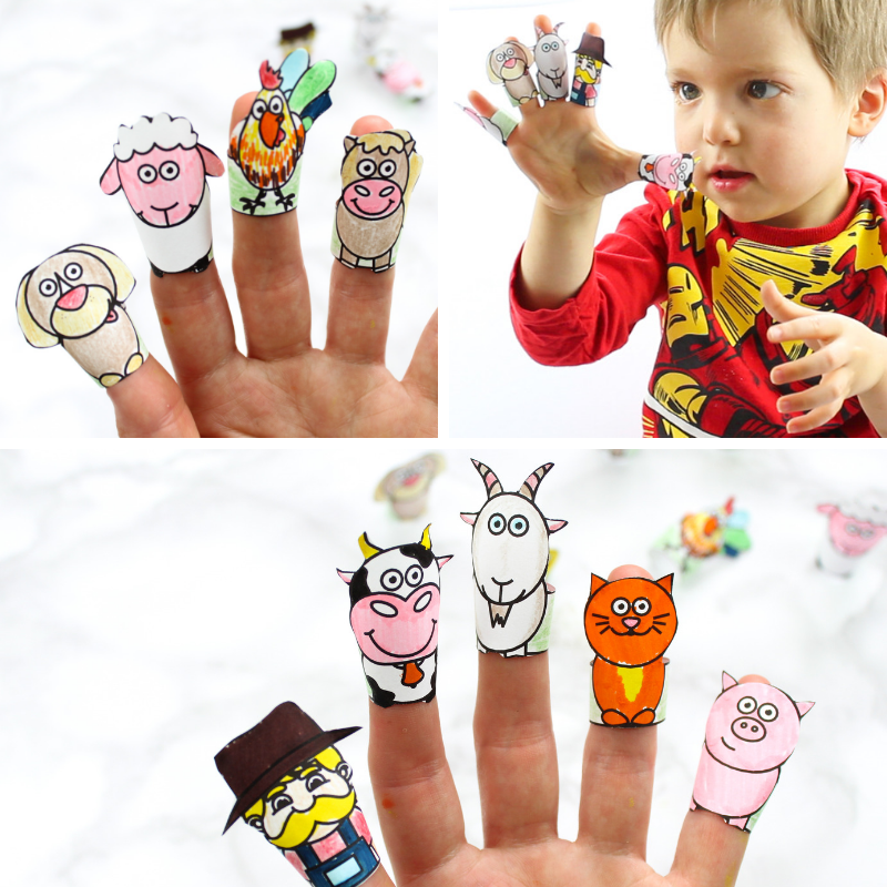 FREE! - Stick Puppets to Support Teaching on The Crunching Munching