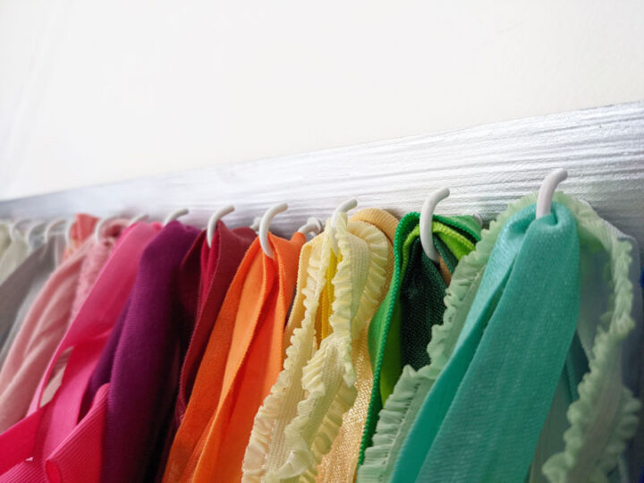 DIY Baby Headband Holder Easy Bow Storage Solution!