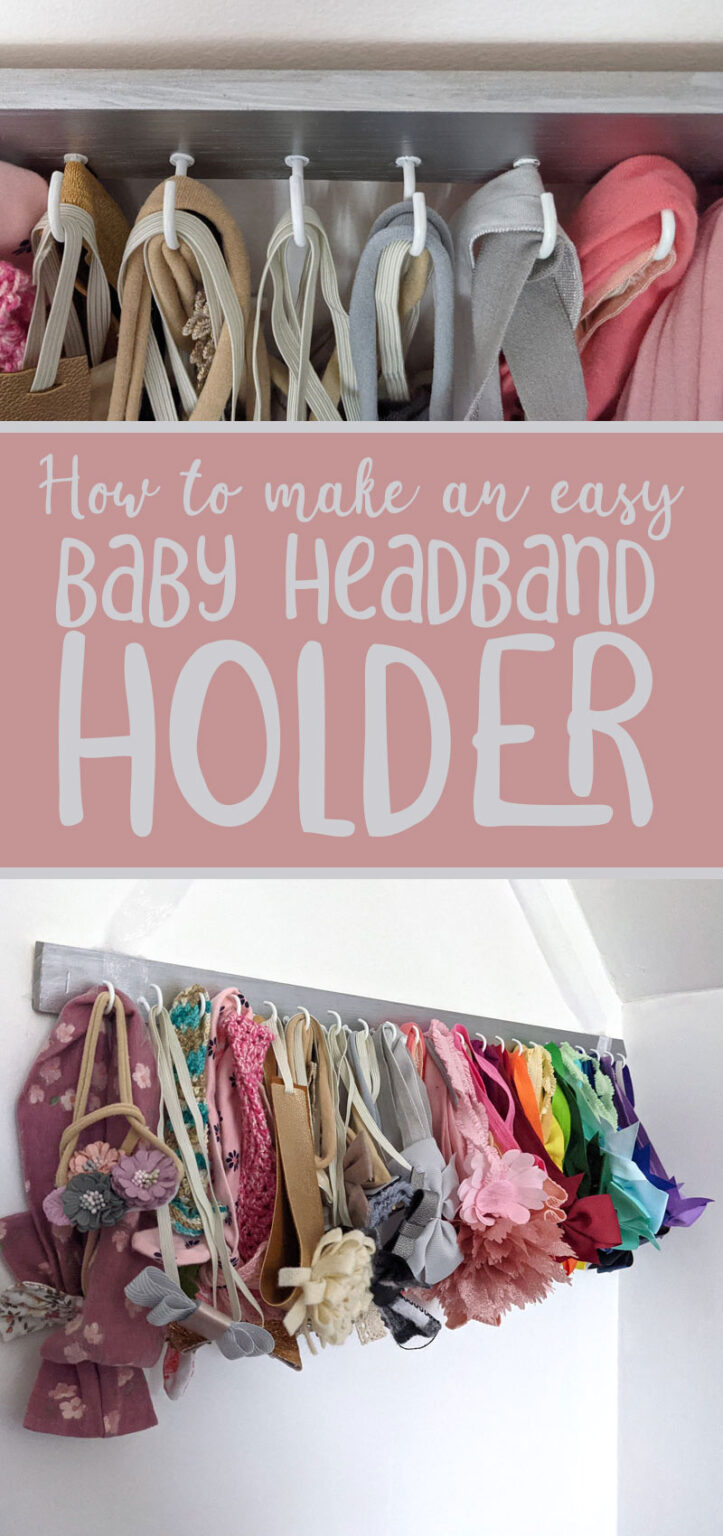 DIY Baby Headband Holder Easy Bow Storage Solution!