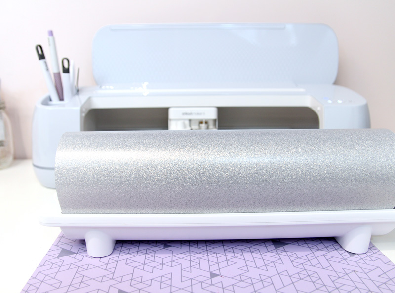 Provo Craft Cricut Iron-On Glitter, Silver, 12 x 19