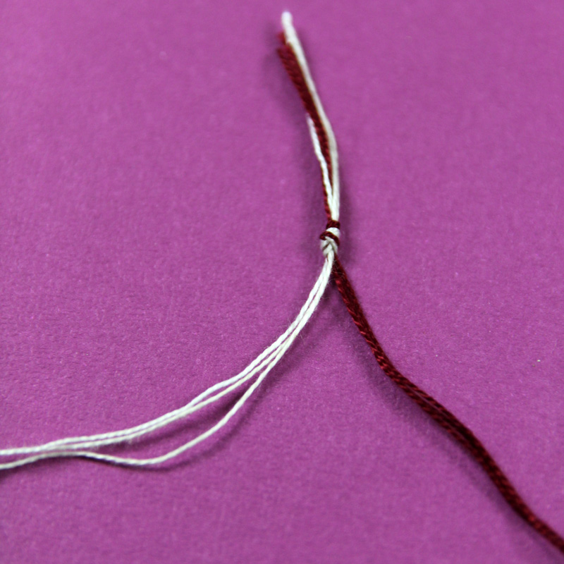 Pulseiras fáceis de contas 17 easy beaded friendship bracelets step 1