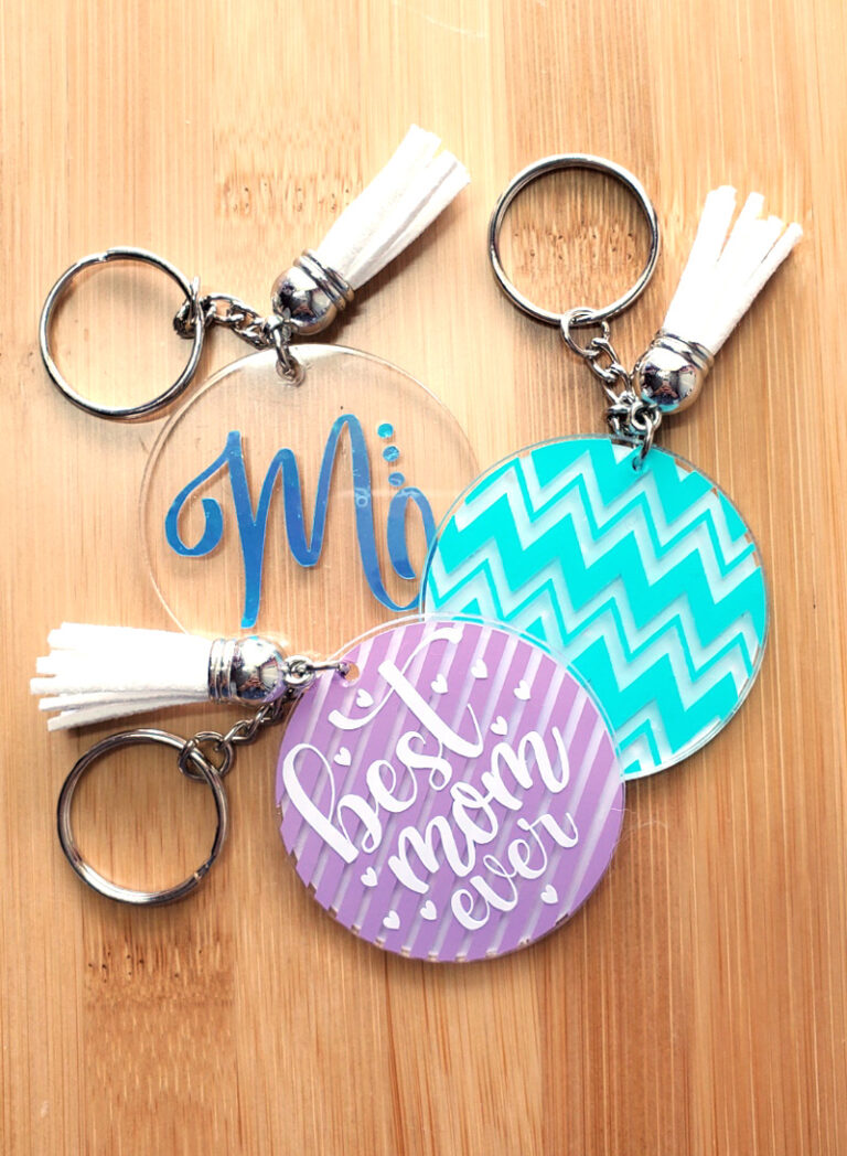 How to Make Acrylic keychains with Cricut