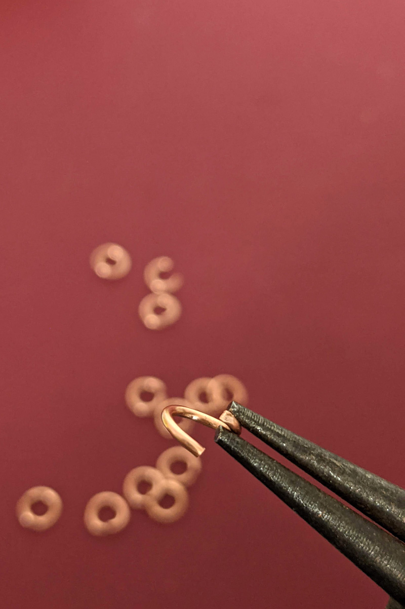 how to make jump rings opening/closing