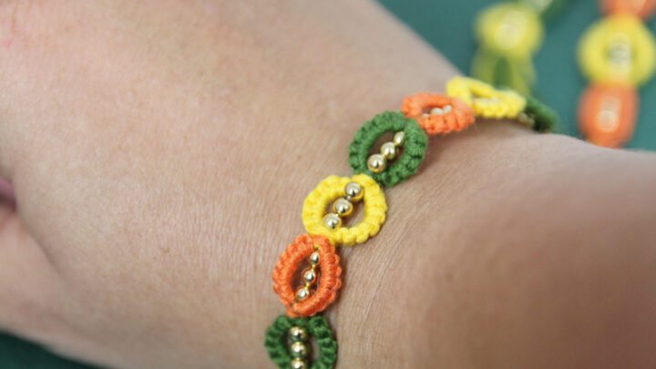 Leaf Friendship Bracelet Pattern – Super Easy Tutorial!