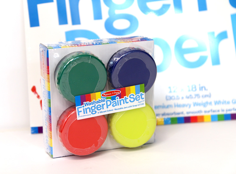 one year old birthday gifts for girls - Melissa & Doug finger paint and pad