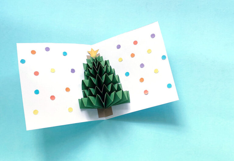 Pop Up Christmas Card Craft for Kids