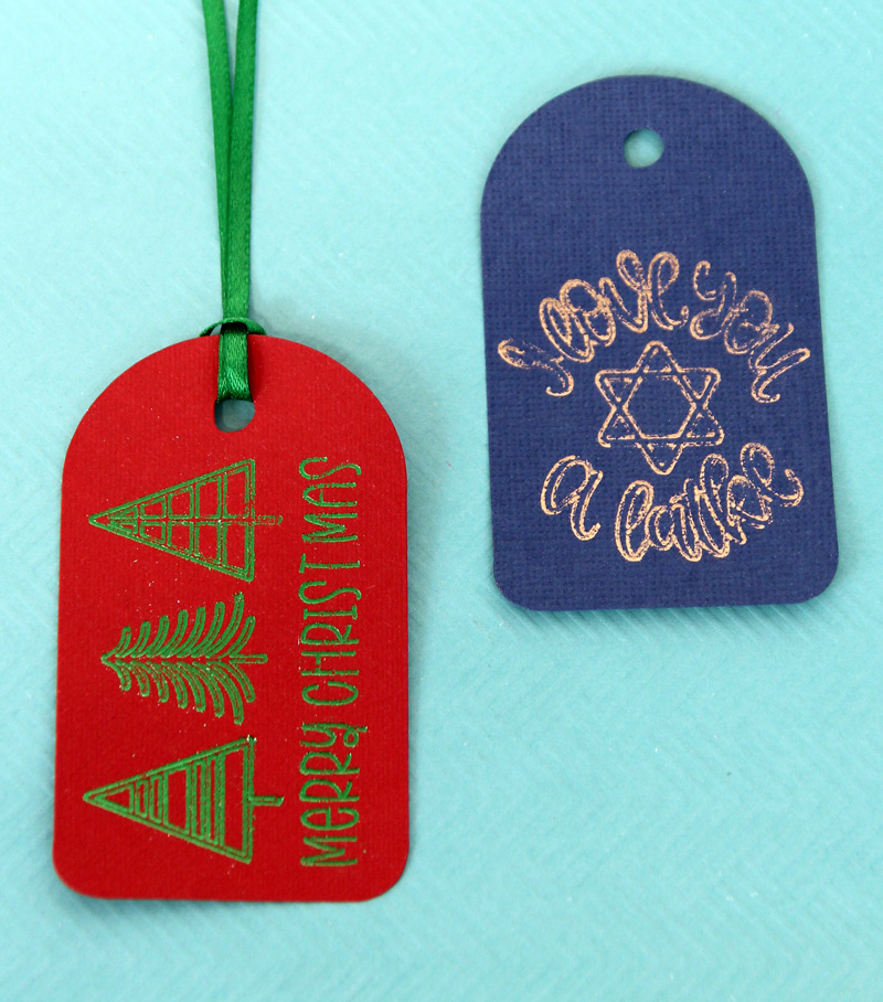 Cricut Foil Gift Tags for Christmas, Hanukkah, and any holiday!