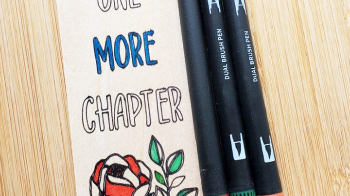 Bass or Balsa Wood Cricut Tutorial: Color-in Bookmarks