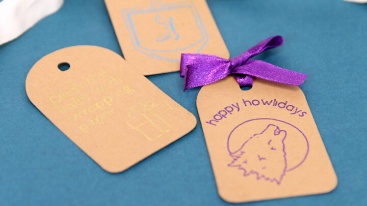 Cricut Foil Gift Tags for Christmas, Hanukkah, and any holiday!
