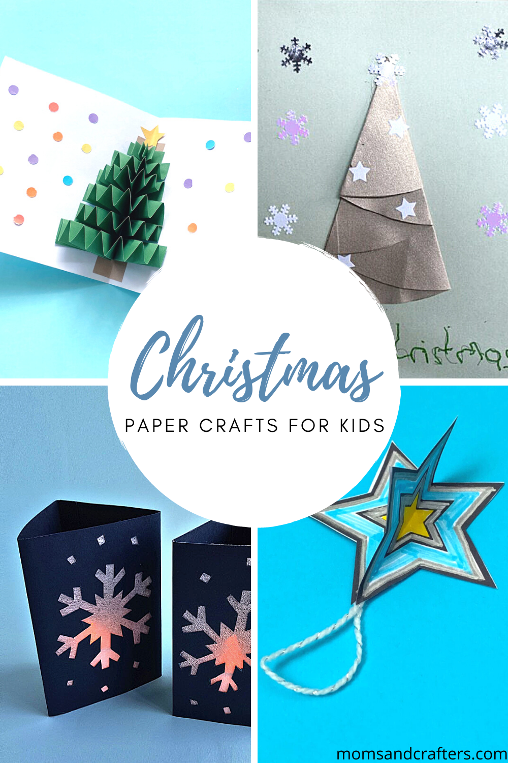 These Christmas paper crafts for kids are great for toddlers, preschool, and big kids! They include cardmaking ideas, decor, ornaments, and more!