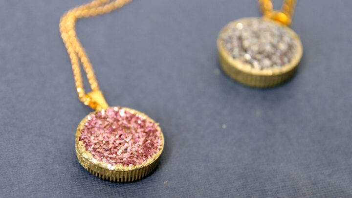 Bottle Cap Necklace – DIY Druzy Pendant