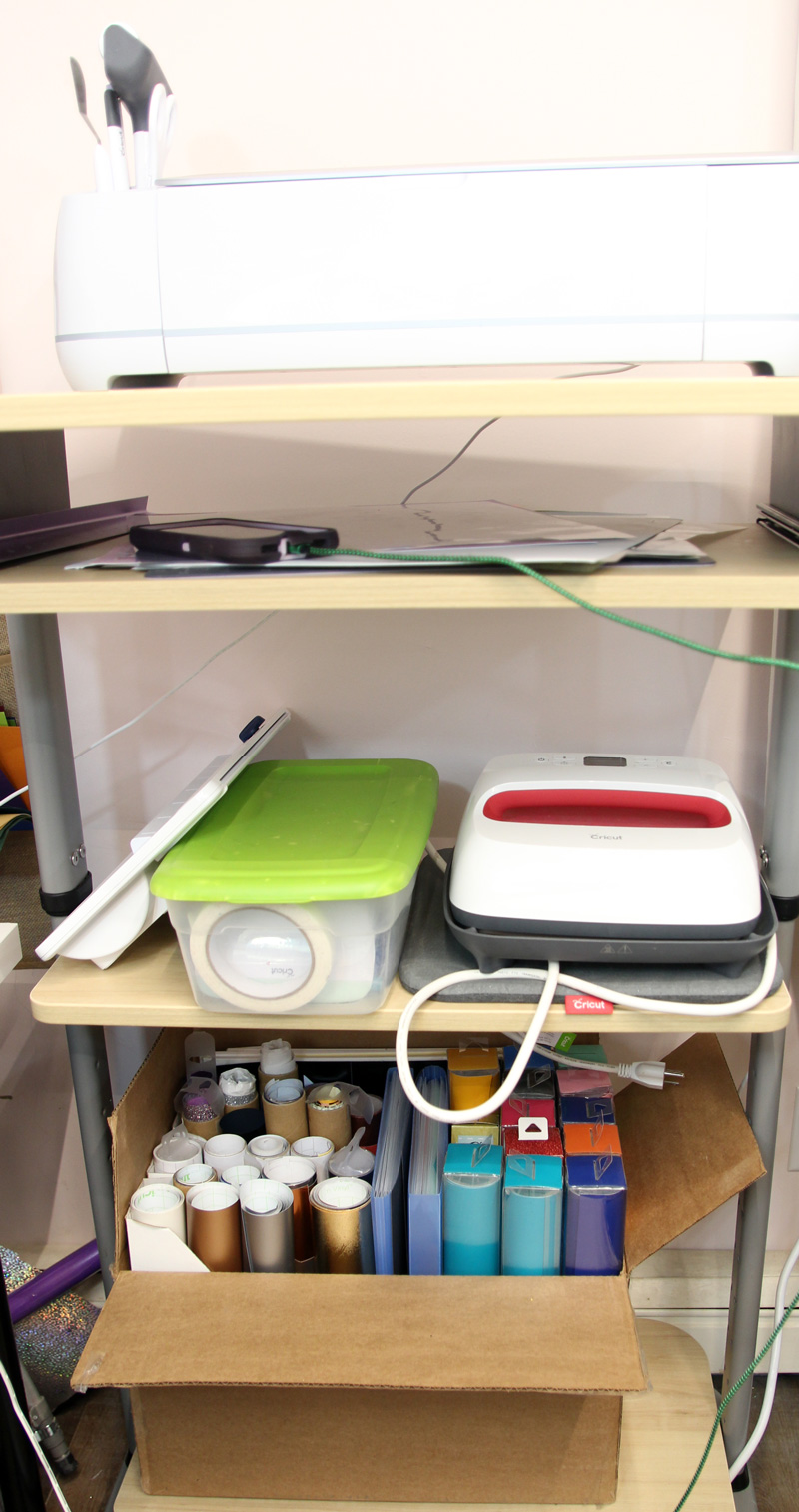 The Best Cricut Storage Cart: Tips for organizing your machine and  materials 