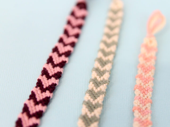 Heart Friendship Bracelet Pattern