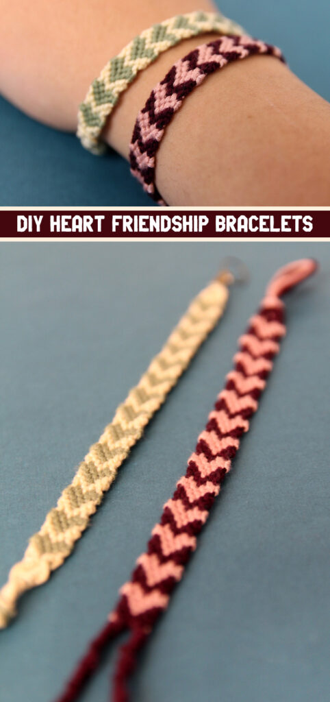 Wonderful DIY Heart Friendship Bracelet | Friendship bracelets diy, Heart  friendship bracelets, Diy bracelets easy