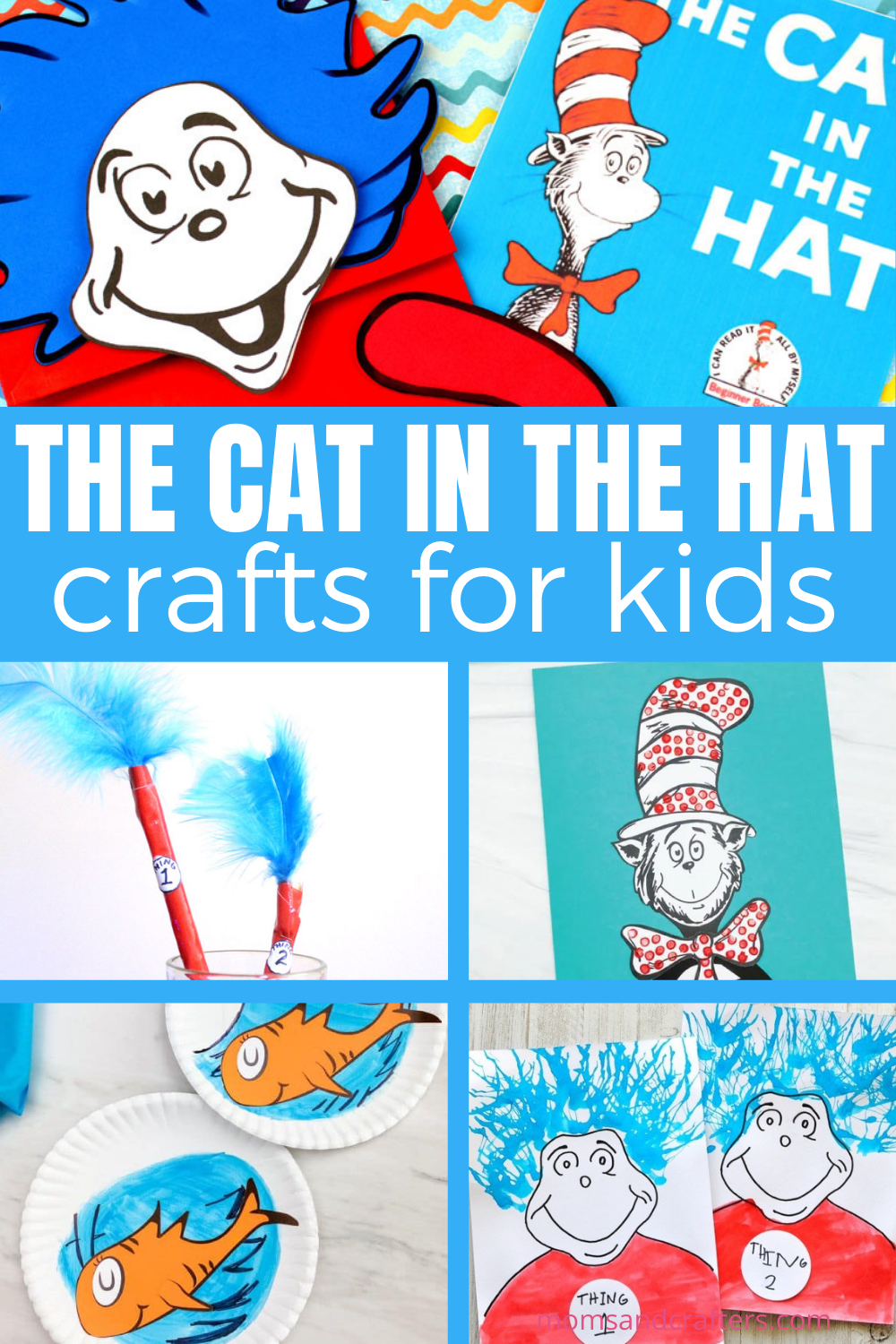 cat in the hat crafts main collage