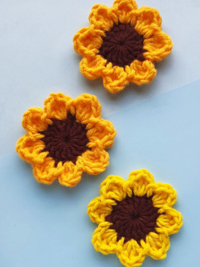 How to Crochet a Sunflower