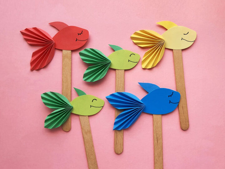 Dr Seuss One Fish, Two Fish Craft