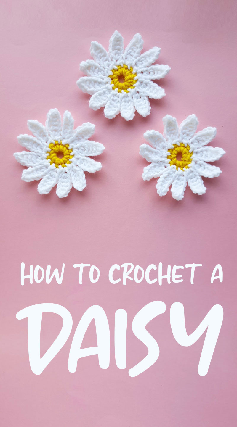 Free Daisy Crochet Pattern * Moms and Crafters