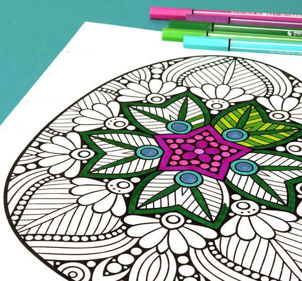 Easter Adult Coloring Pages – Mandala Eggs