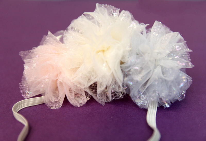 How to Make a Pom Pom with Tulle - the super fast foolproof method!