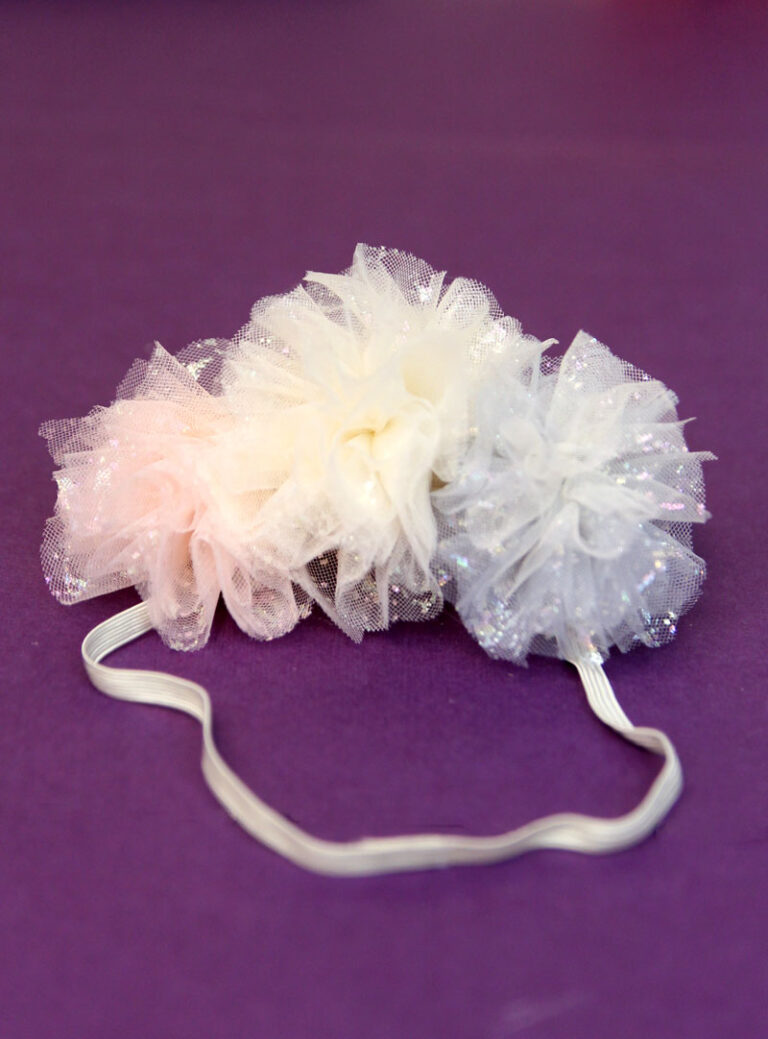 How to Make a Pom Pom with Tulle – Easy Tutorial!