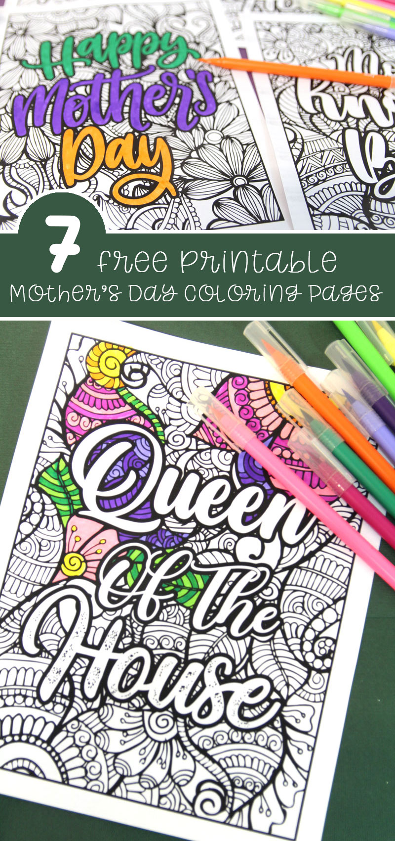 mothers day coloring pages
