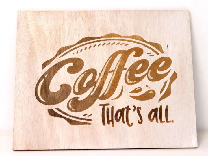 How to Make a Stenciled Coffee Sign