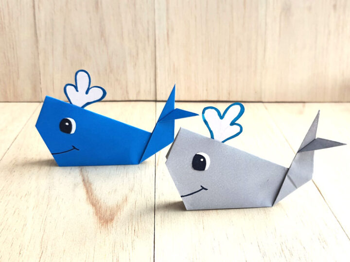 How to Make an Easy Origami Whale 