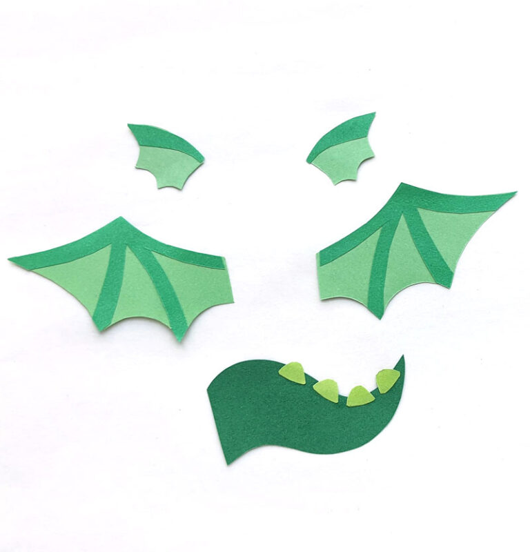 Paper Bag Dragon Puppet * Moms and Crafters