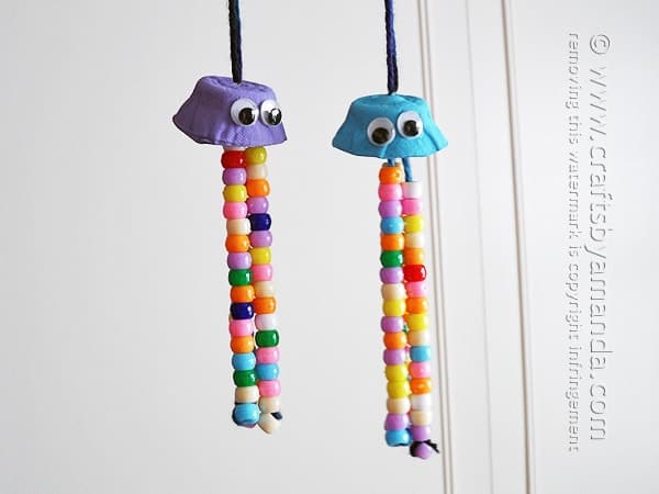 Bead Crafts for Kids * Moms and Crafters