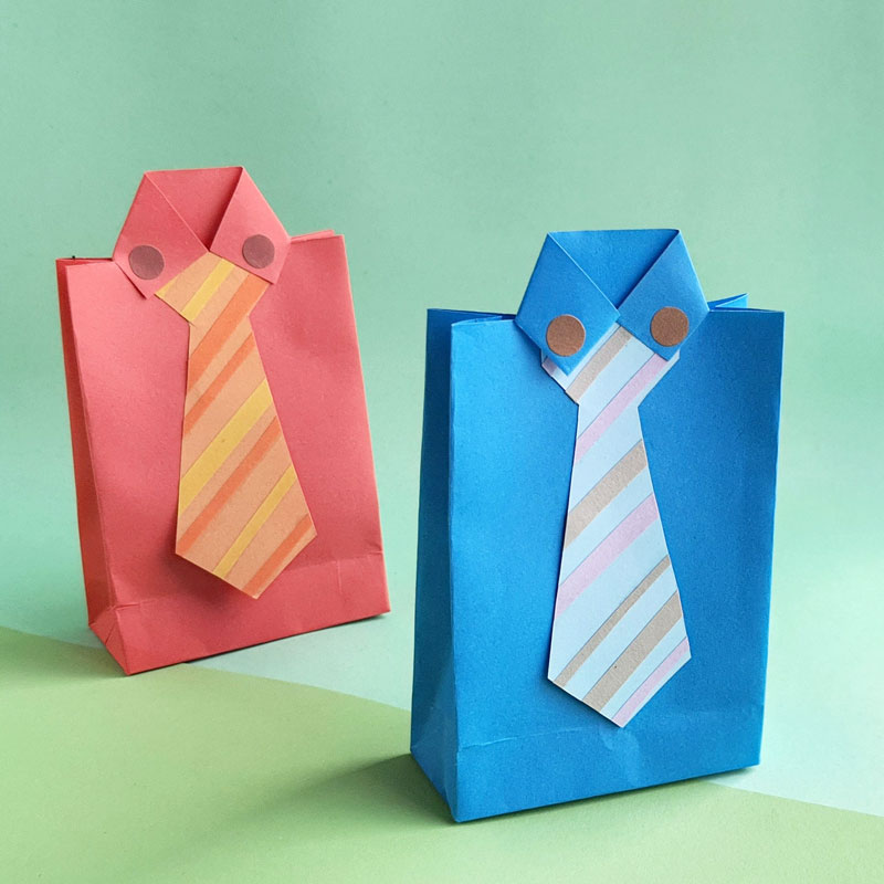 Father's day gifts made out shop of paper