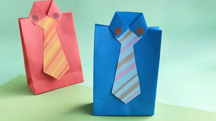 Fathers Day Gift Bag – An Easy Paper Craft